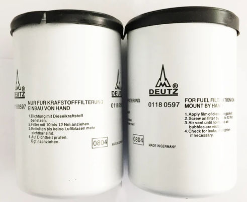 Фильтр топлива 21492771 генератора OEM BF4M дизельный 01180597 частей