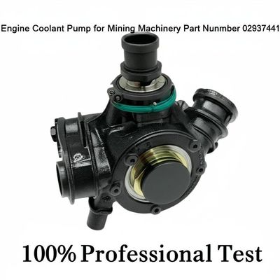 Насос верхнего двигателя для охлаждающей жидкости для горных машин Часть No 02937441 100% Профессиональное испытание